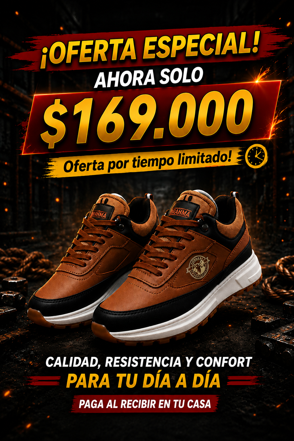 🔥ZAPATO BRAHMA CASUAL 60% OFF🔥