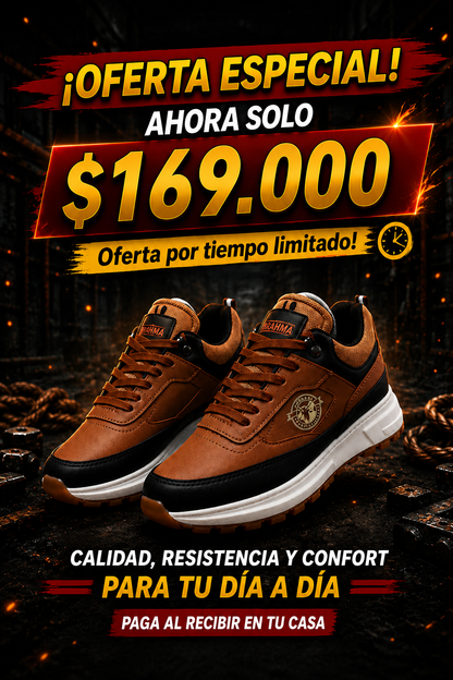 🔥ZAPATO BRAHMA CASUAL 60% OFF🔥